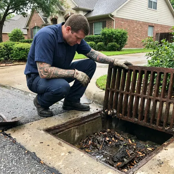 BWM Plumbing technician providing drainage services in Fall River, MA