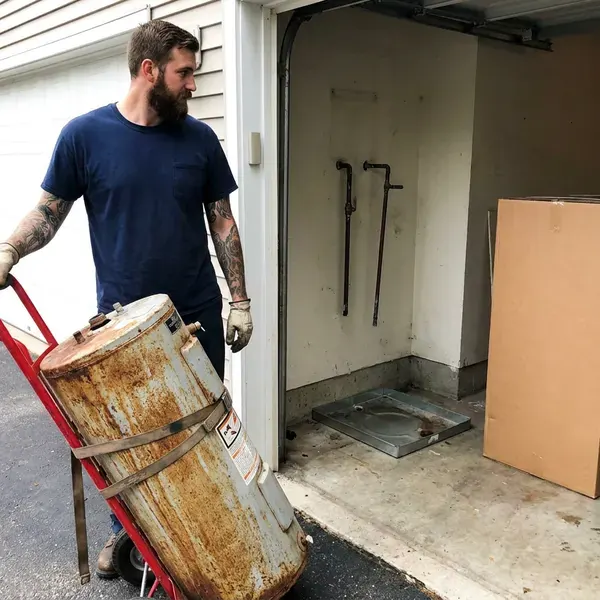 Professional gas water heater replacement, Boston, MA