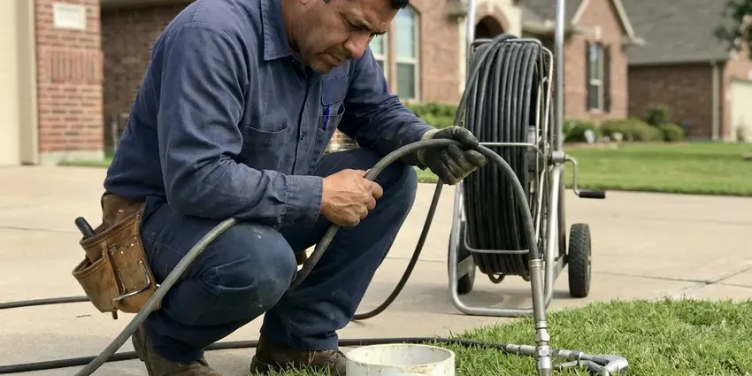 BWM Plumbing technician providing polybutylene plumbing replacement in Boston