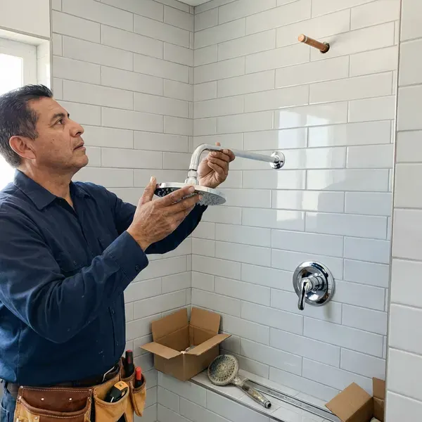 Local shower installation by BWM Plumbing, Boston, MA