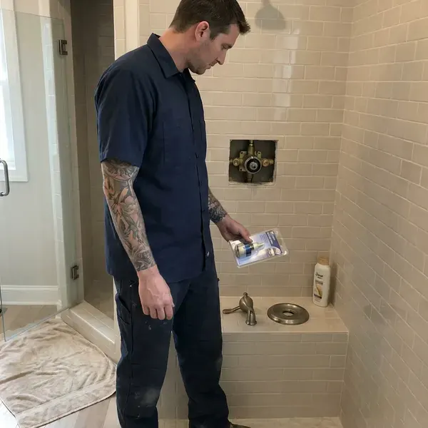 BWM Plumbing technician providing shower repair in Boston, MA