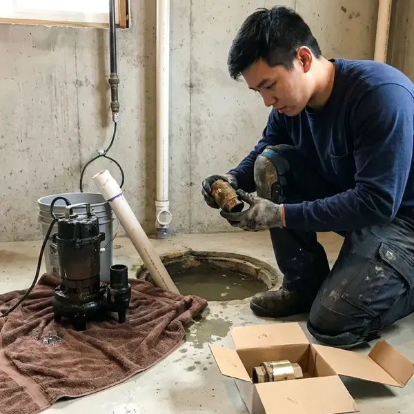 Local sump pump maintenance by BWM Plumbing, Boston, MA