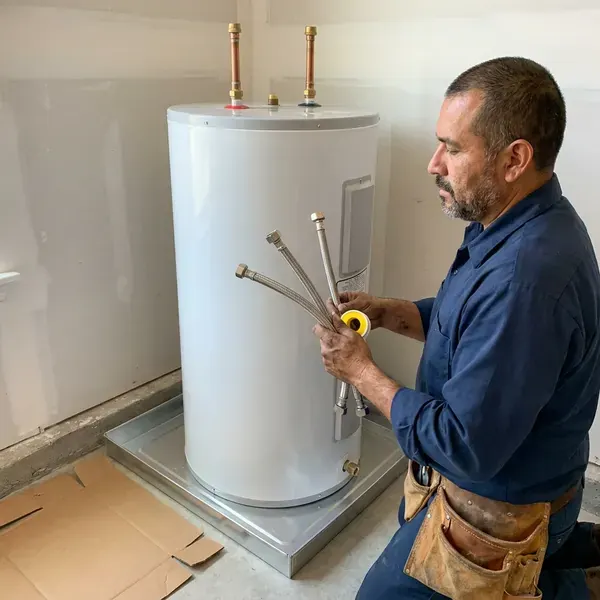 Local water heater installation by BWM Plumbing, Fall River, MA